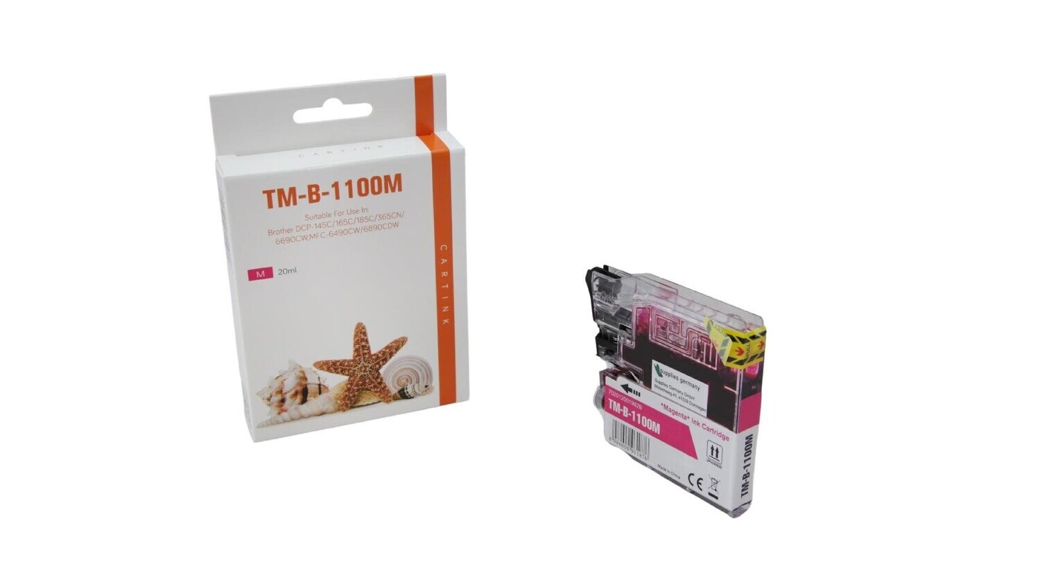 Alternative Druckerpatrone passend zu LC1100M / LC-1100M  Magenta