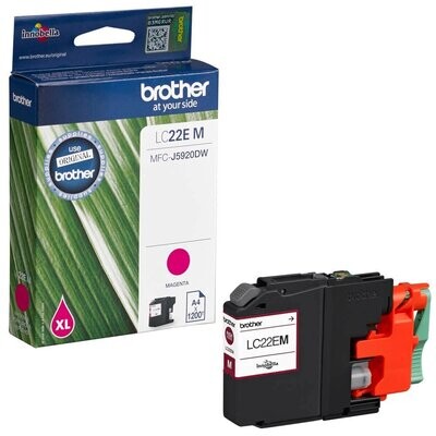 Original Brother Druckerpatrone LC22EM / LC-22EM  Magenta