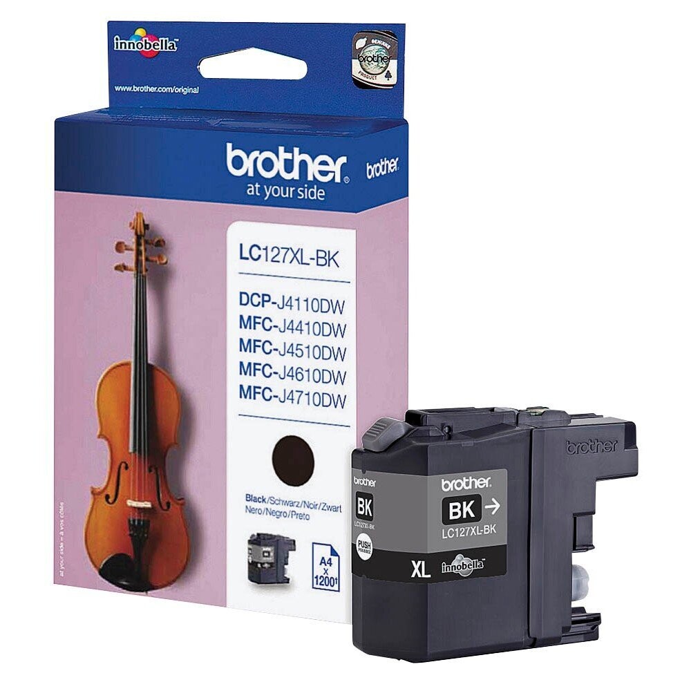 Original Brother Druckerpatrone LC127BK XL / LC-127BK XL  Black