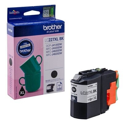 Original Brother Druckerpatrone LC227XLBK / LC-227XLBK Black Original Brother Druckerpatrone LC227XLBK / LC-227XLBK Black