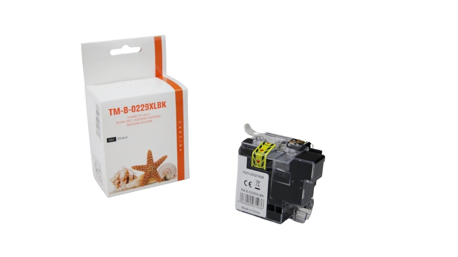 Alternative Druckerpatrone passend zu Brother LC229XLBK / LC-229XLBK  Schwarz