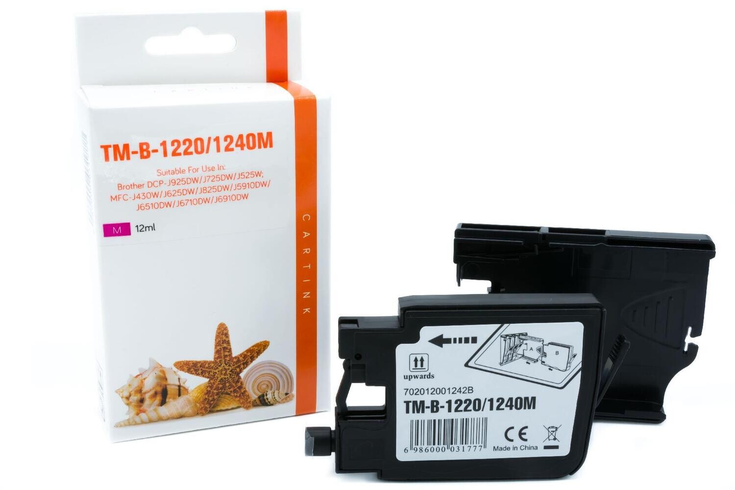 Alternative Druckerpatrone passend zu Brother LC1240M / LC-1240M  Magenta