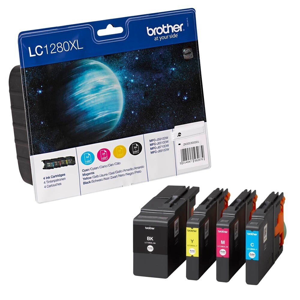 Original Brother Multipack LC1280XLVALBP / LC-1280XLVALBP