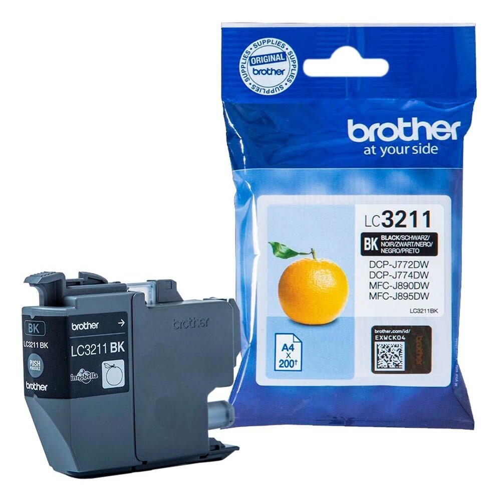 Original Brother Druckerpatrone LC3211BK  / LC-3211BK   Black