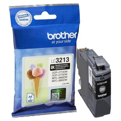 Original Brother Druckerpatrone LC3213BK / LC-3213BK Black Original Brother Druckerpatrone LC3213BK / LC-3213BK Black