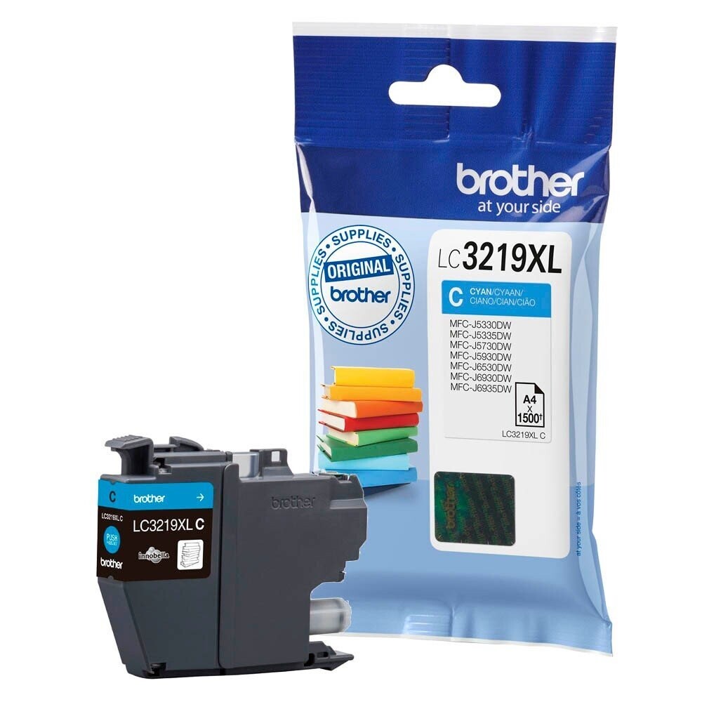 Original Brother Druckerpatrone LC3219XLC  / LC-3219XLC   Cyan