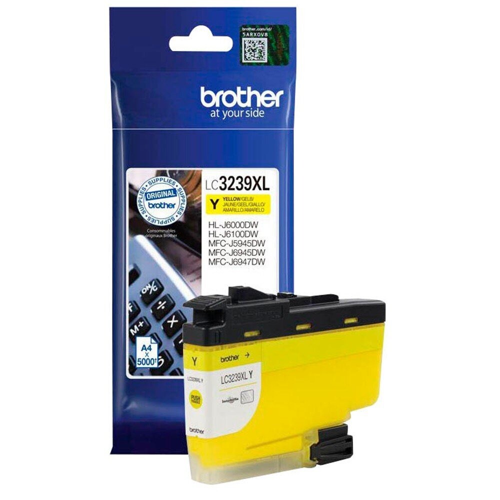 Original Brother Druckerpatrone LC3239XLY / LC-3239XLY   Yellow