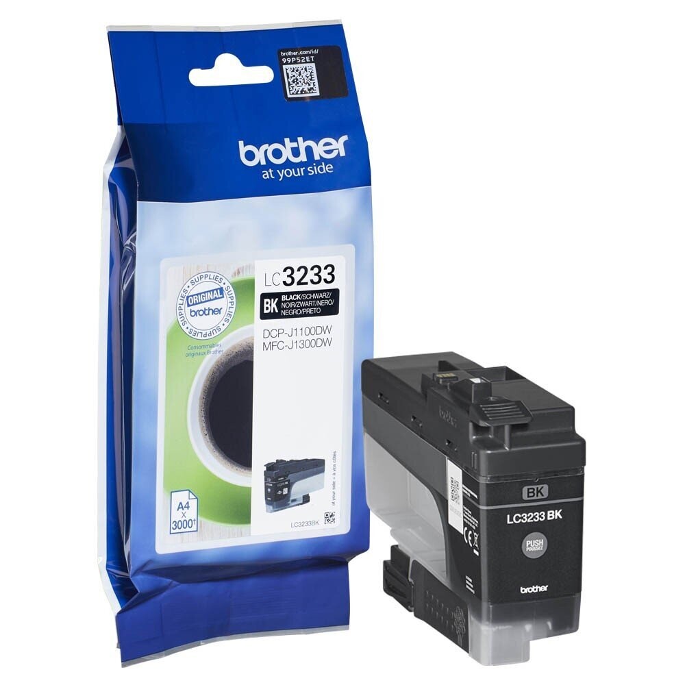 Original Brother Druckerpatrone LC3233BK  / LC-3233BK   Black