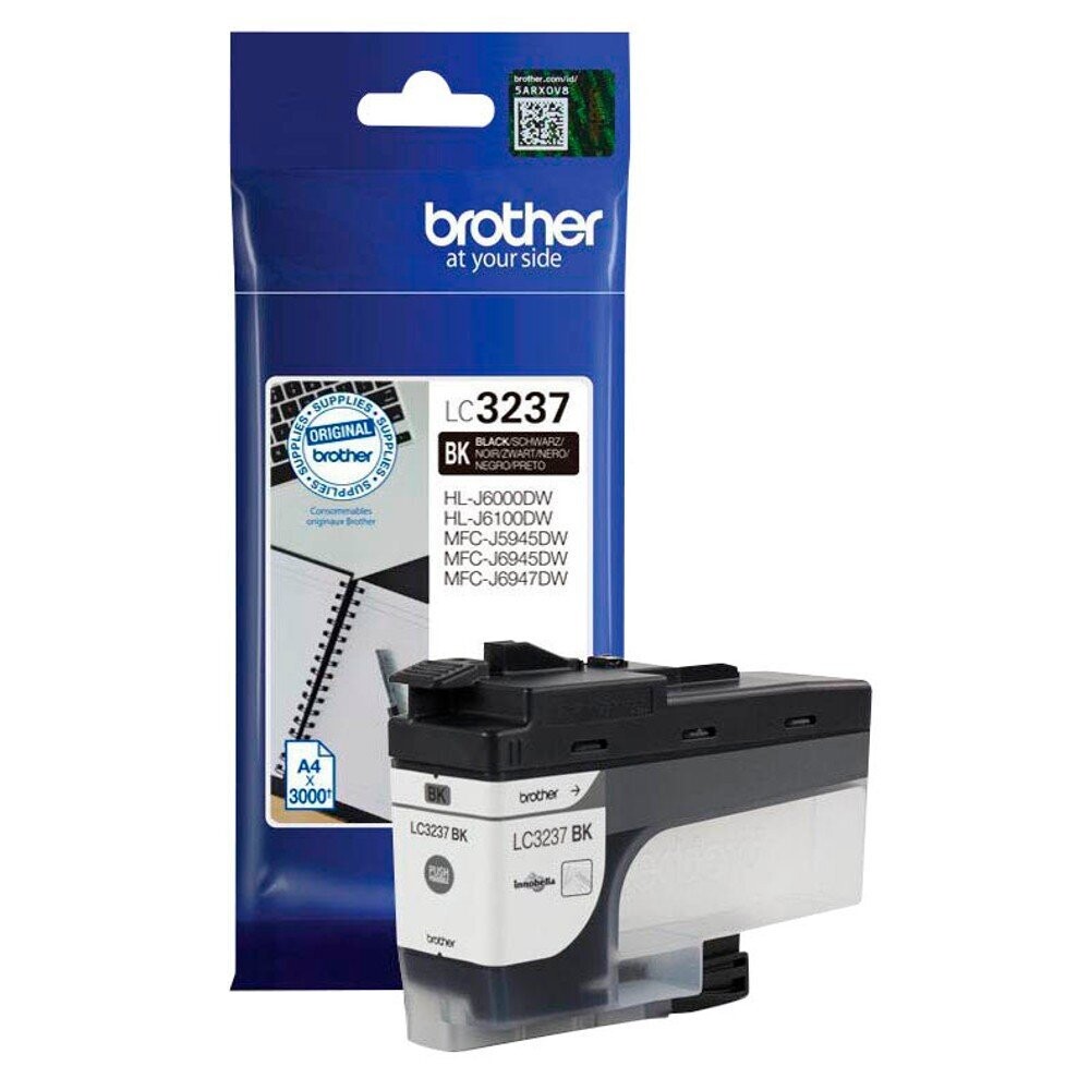 Original Brother Druckerpatrone LC3237BK  / LC-3237BK   Black