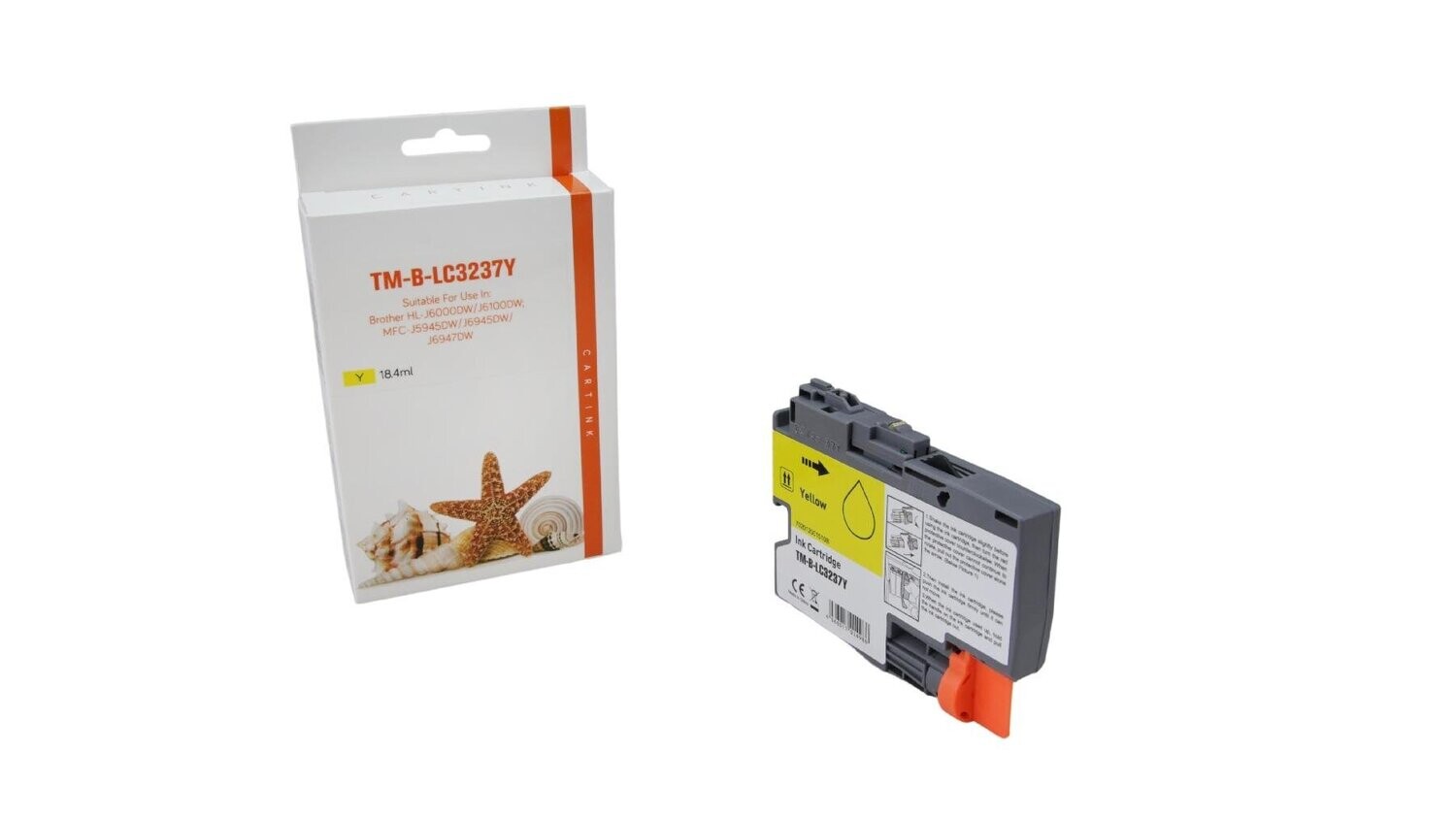 Alternative Druckerpatrone passend zu Brother LC3237Y / LC-3237Y  Yellow