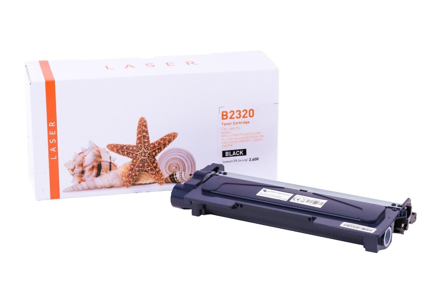 Alternativer Toner passend zu Brother TN2320 / TN-2320   Black