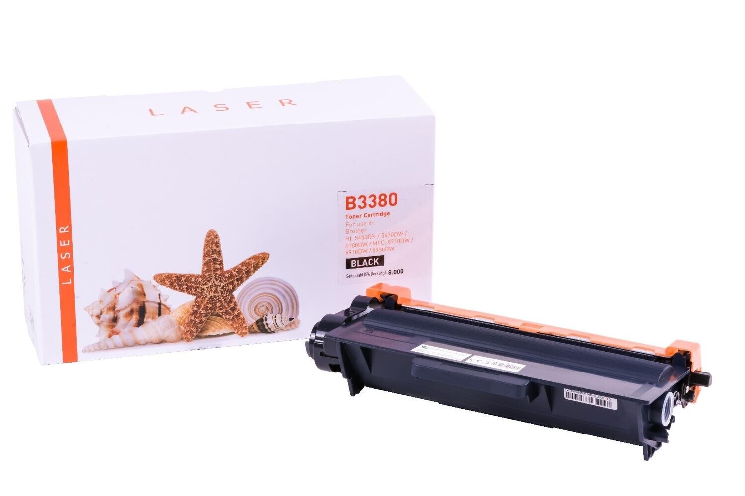 Alternativer Toner passend zu Brother TN3380 / TN-3380   Black