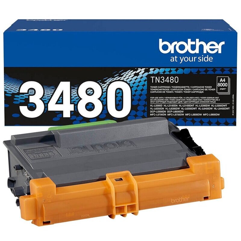 Original Brother Toner TN3480/ TN-3480 Black Original Brother Toner TN3480/ TN-3480 Black