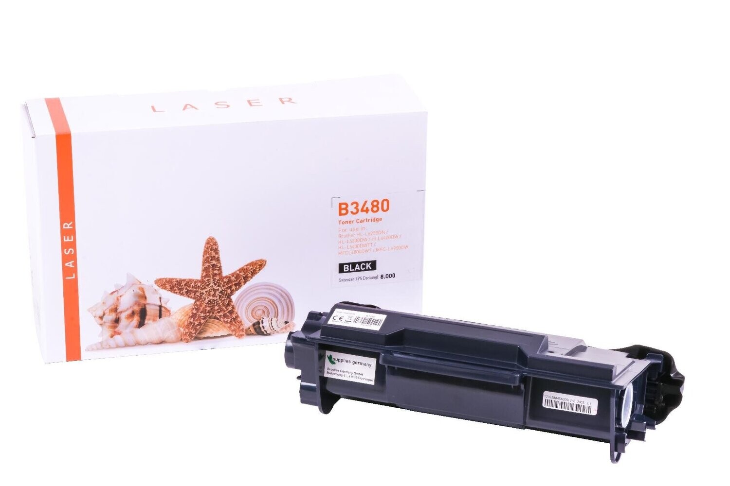 Alternativer Toner passend zu Brother TN3480 / TN-3480   Black