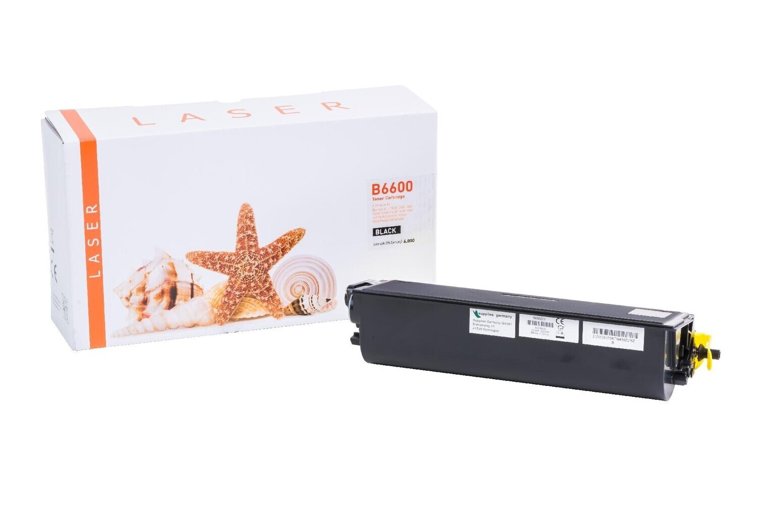 Alternativer Toner passend zu Brother TN6600 / TN-6600   Black