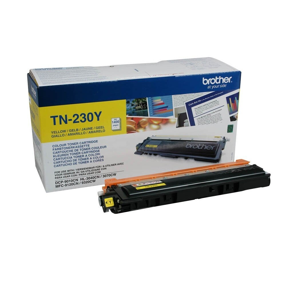 Original Brother Toner TN230Y / TN-230Y  Gelb