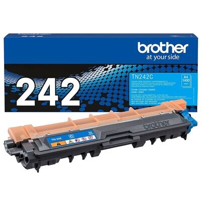 Original Brother Toner TN242C / TN-242C   Cyan