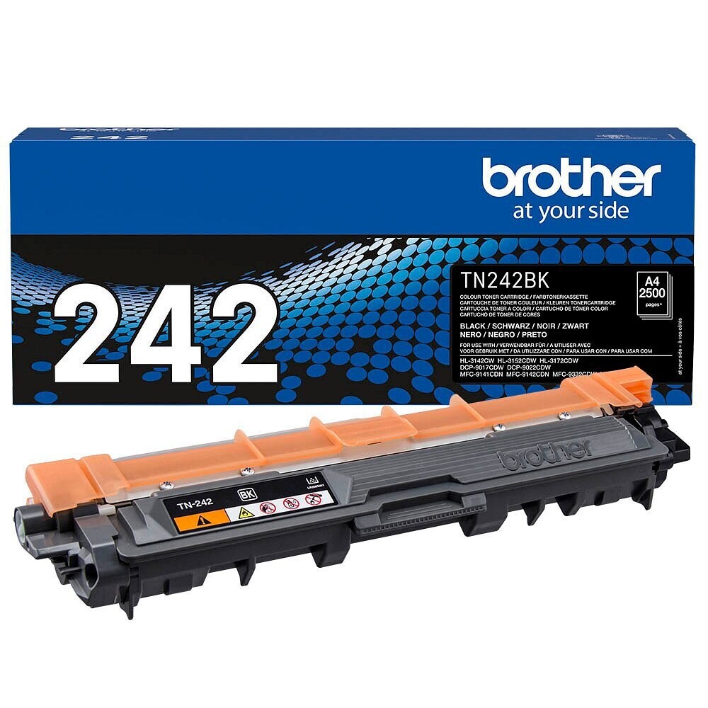 Original Brother Toner TN242BK / TN-242BK Schwarz