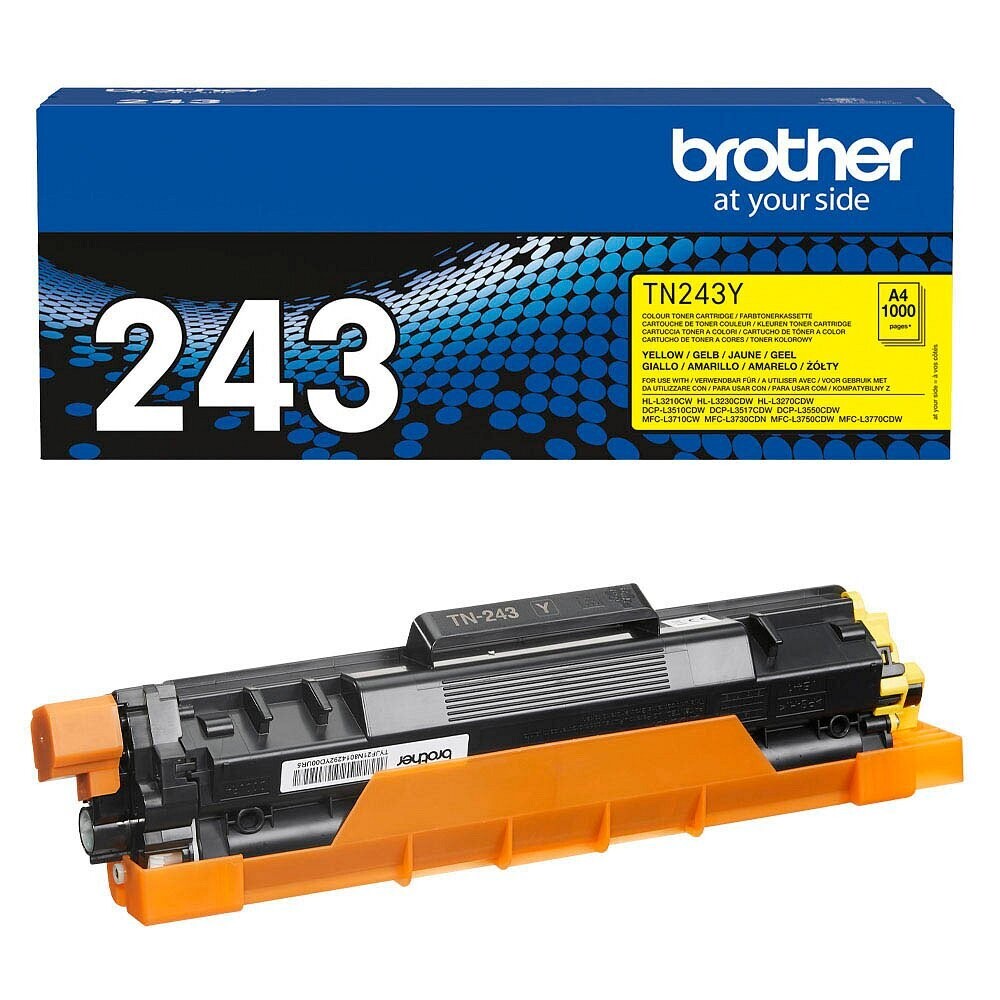 Original Brother Toner TN243Y / TN-243Y   Yellow