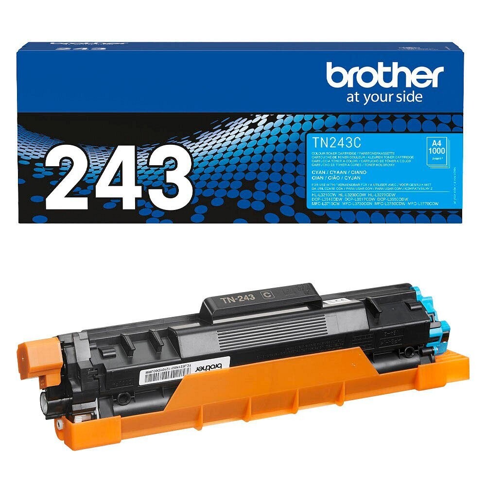 Original Brother Toner TN243C / TN-243C   Cyan