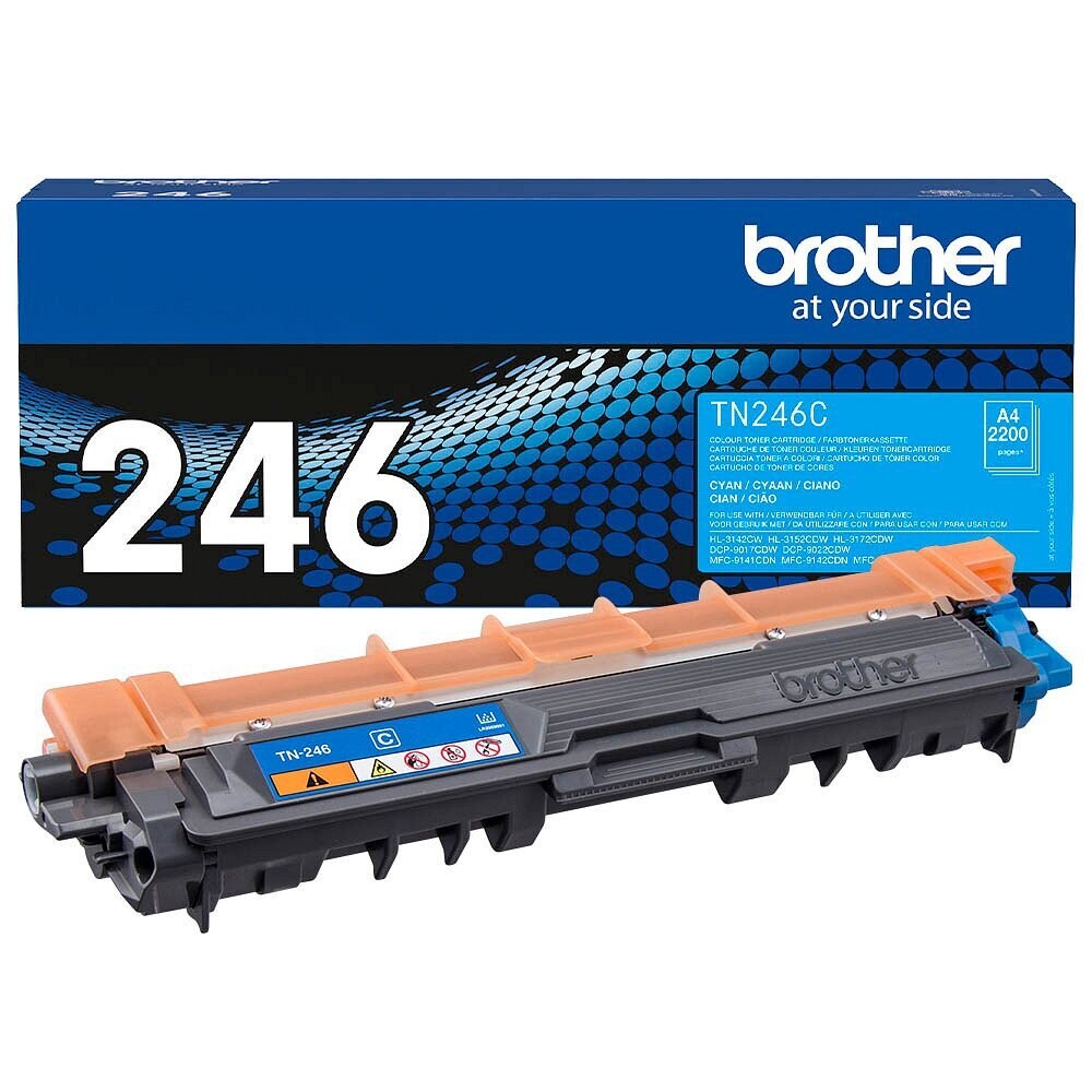Original Brother Toner TN246C / TN-246C   Cyan