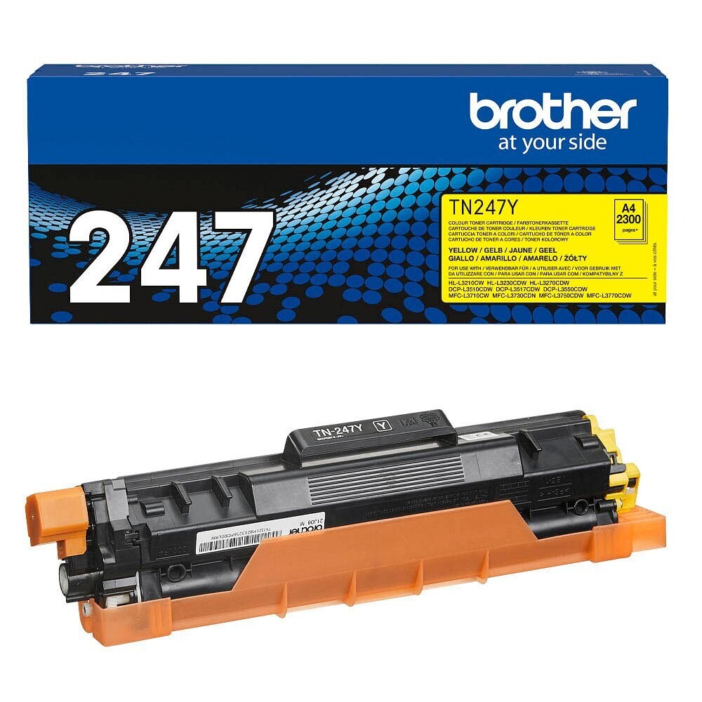 Original Brother Toner TN247Y / TN-247Y   Yellow