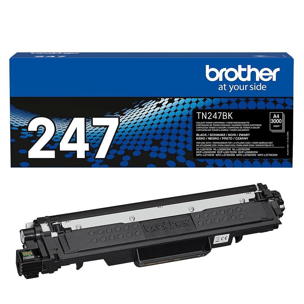 Original Brother Toner TN247BK / TN-247BK   Black