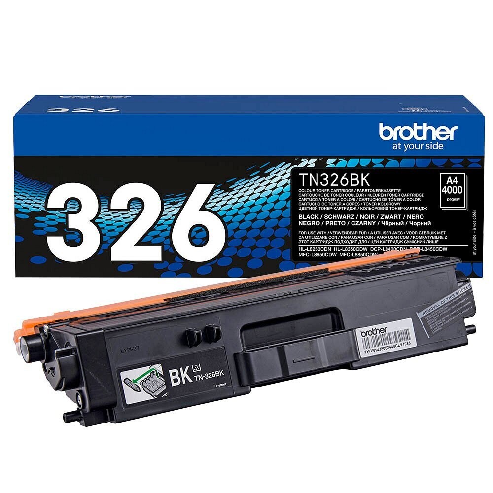 Original Brother Toner TN326BK / TN-326BK   Black