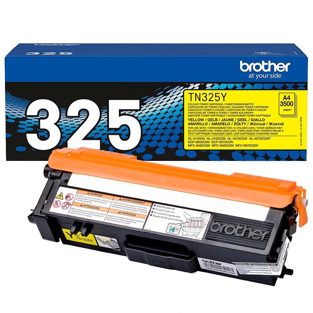 Original Brother Toner TN325Y / TN-325Y   Yellow