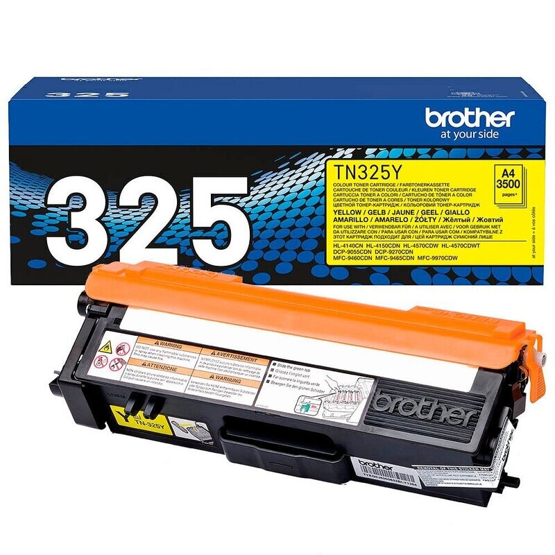 Original Brother Toner TN325Y / TN-325Y Yellow Original Brother Toner TN325Y / TN-325Y Yellow