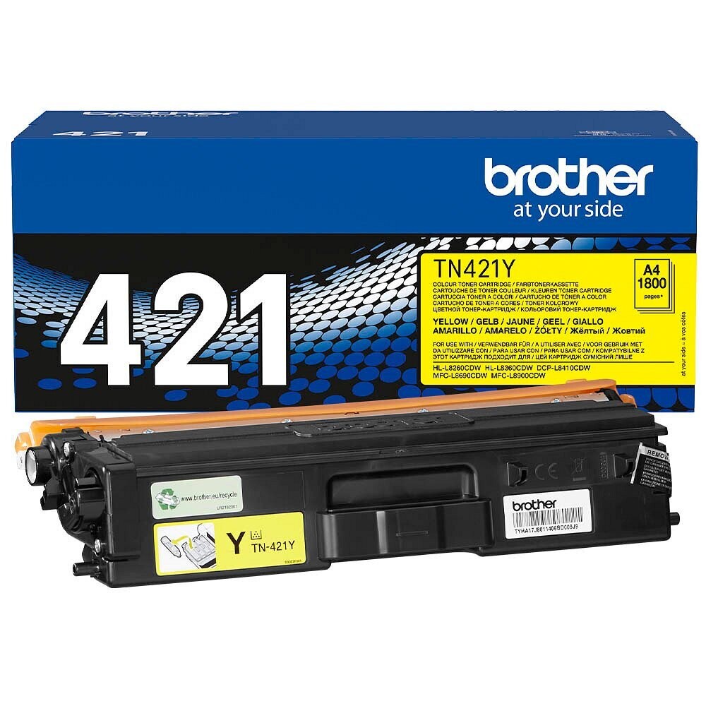 Original Brother Toner TN421Y / TN-421Y   Yellow
