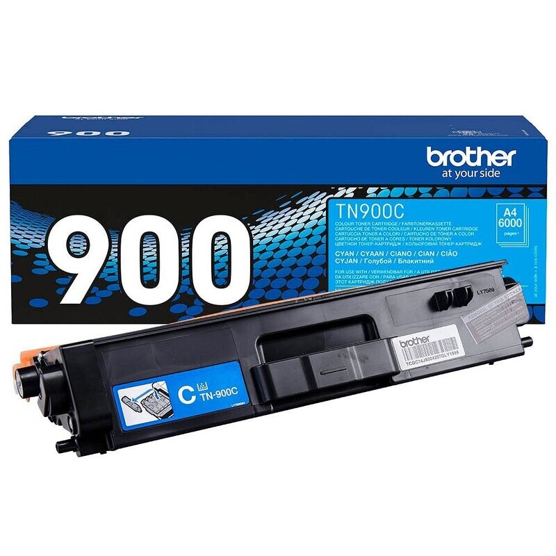 Original Brother Toner TN900C / TN-900C   Cyan