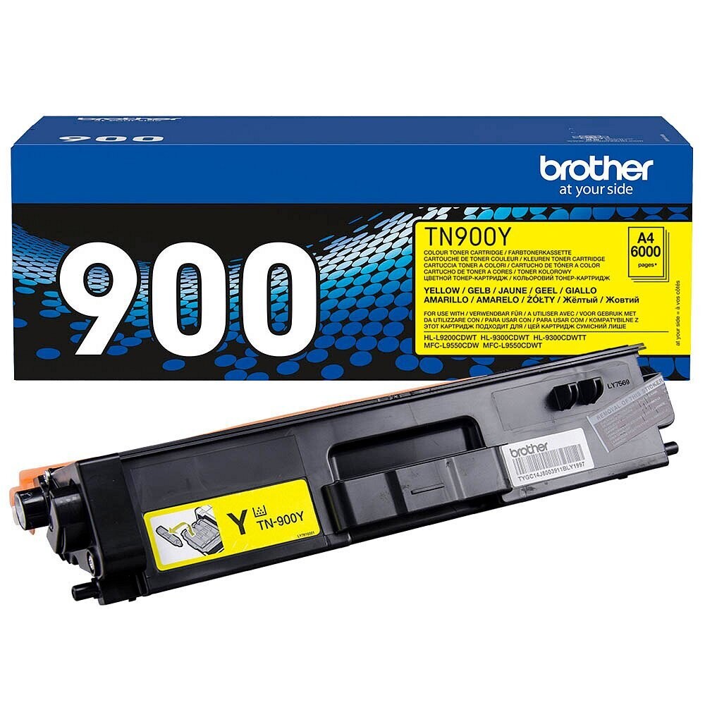 Original Brother Toner TN900Y / TN-900Y  Yellow