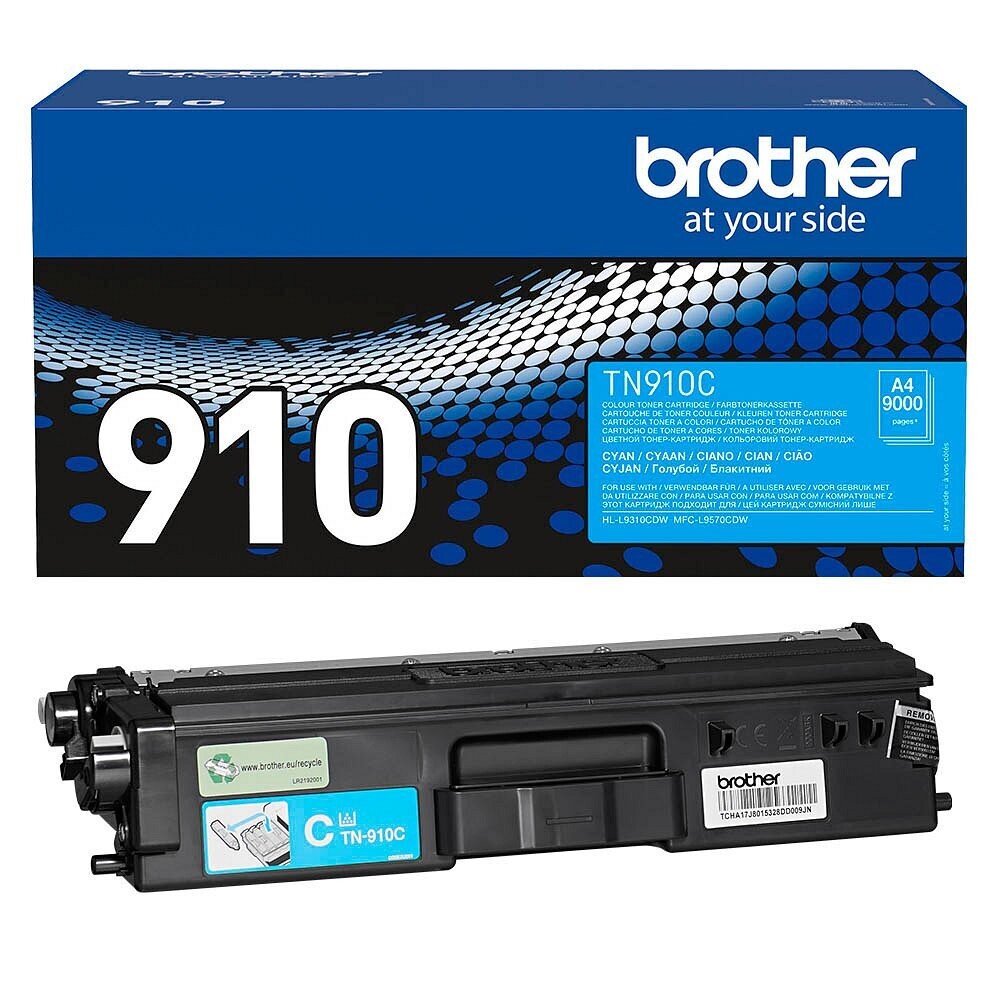 Original Brother Toner TN910C / TN-910C   Cyan