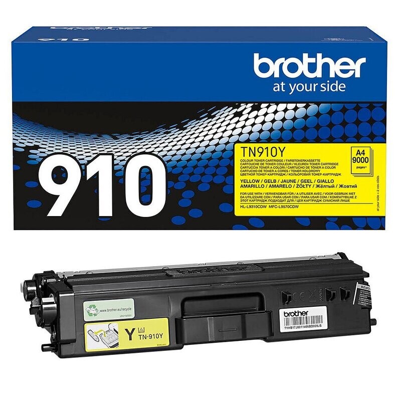 Original Brother Toner TN910Y / TN-910Y   Yellow