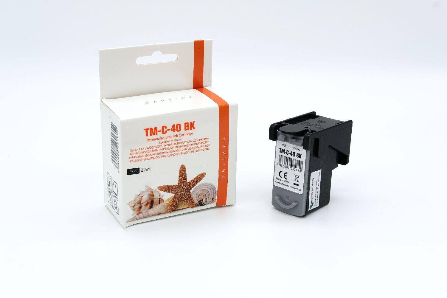 Alternative Druckerpatrone passend zu Canon PG-40 schwarz