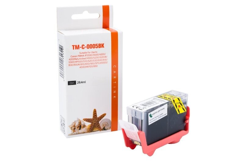 Alternative Druckerpatrone passend zu Canon PGI-5BK schwarz Alternative Druckerpatrone passend zu Canon PGI-5BK schwarz