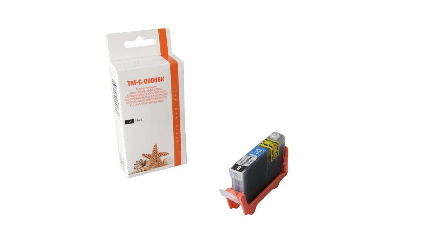 Alternative Druckerpatrone passend zu Canon CLI-8BK schwarz