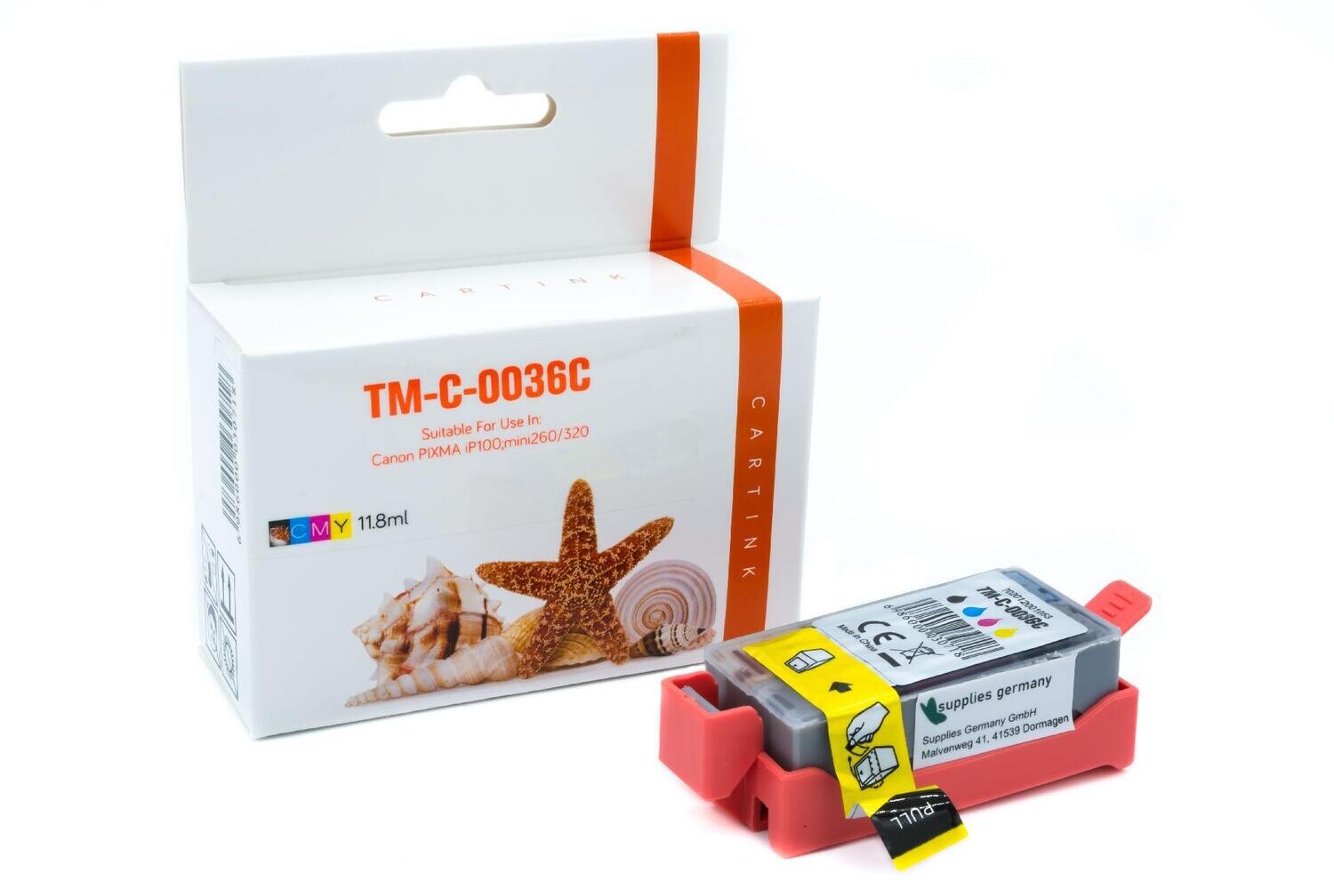 Alternative Druckerpatrone passend zu Canon CLI-36C farbig