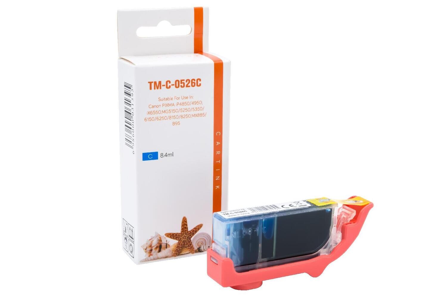 Alternative Druckerpatrone passend zu Canon CLI-526C Cyan