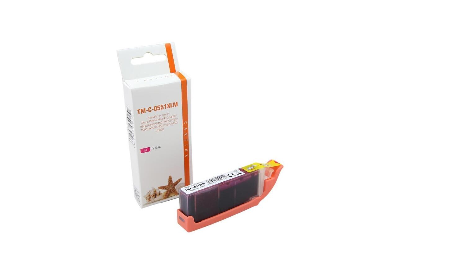 Alternative Druckerpatrone passend zu Canon CLI-551XLM Magenta