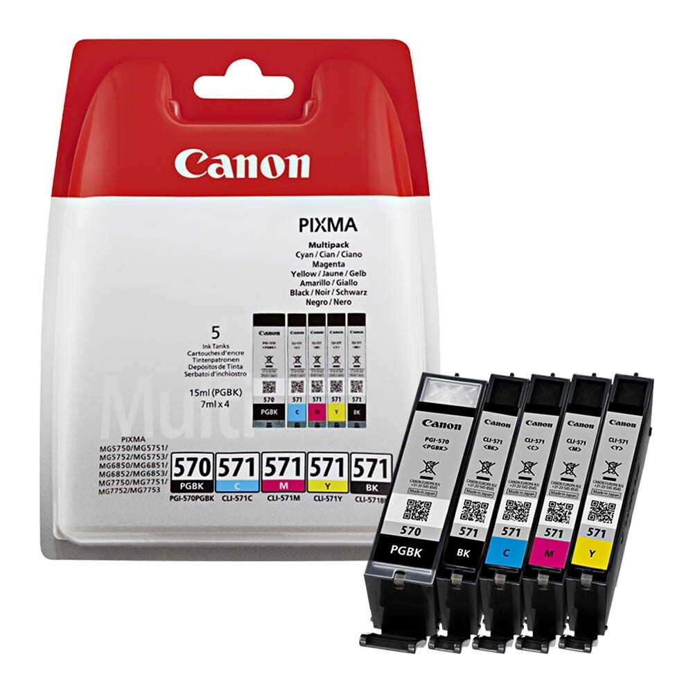 Original Canon Multipack CLI-571  PGI-570  Druckerpatronen