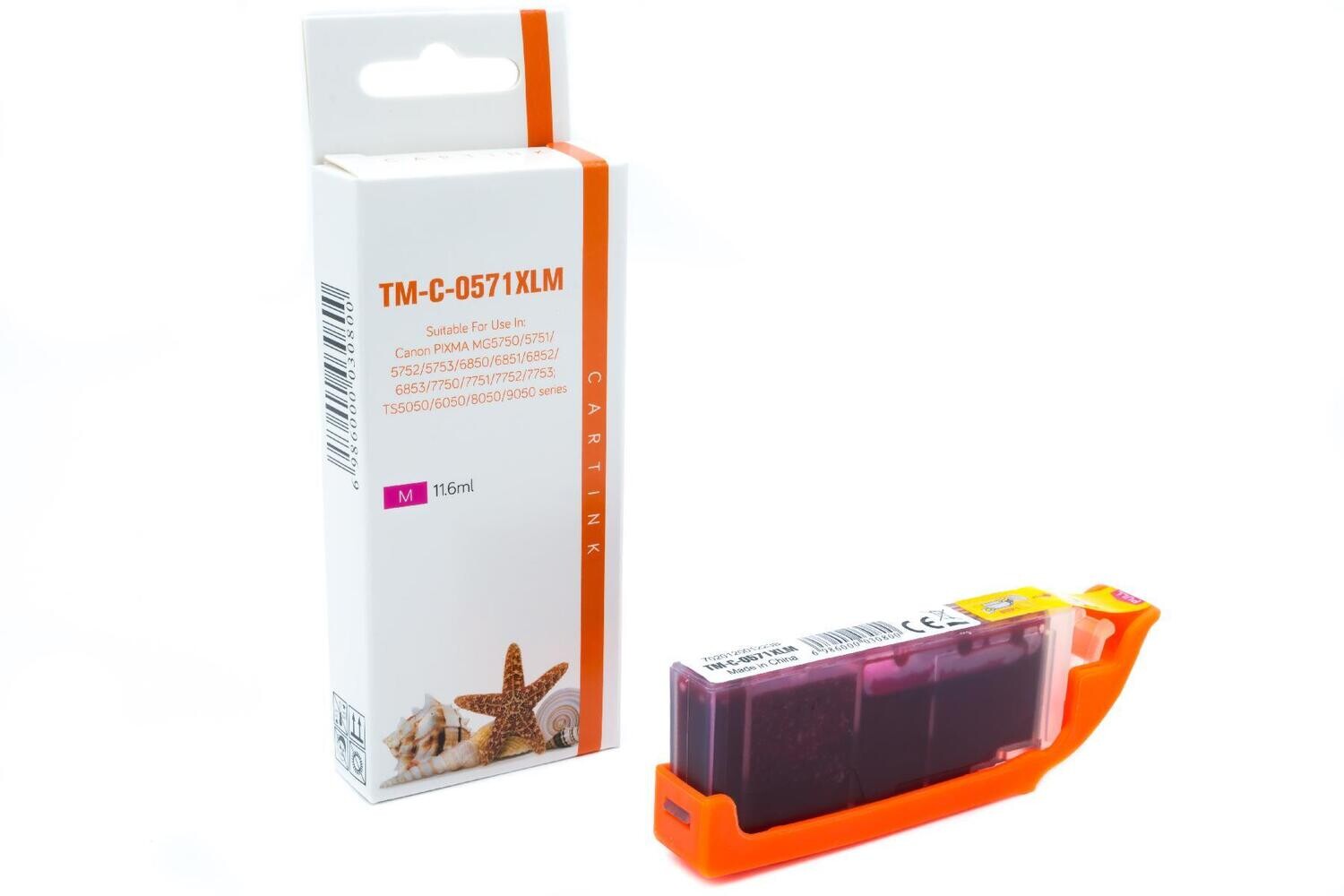 Alternative Druckerpatrone passend zu Canon CLI-571M  Magenta