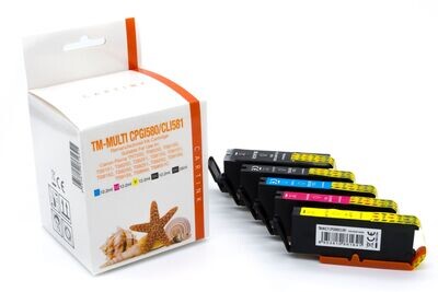Alternatives Multipack passend zu Canon CLI-581 PGI-580 Druckerpatronen Alternatives Multipack passend zu Canon CLI-581 PGI-580 Druckerpatronen