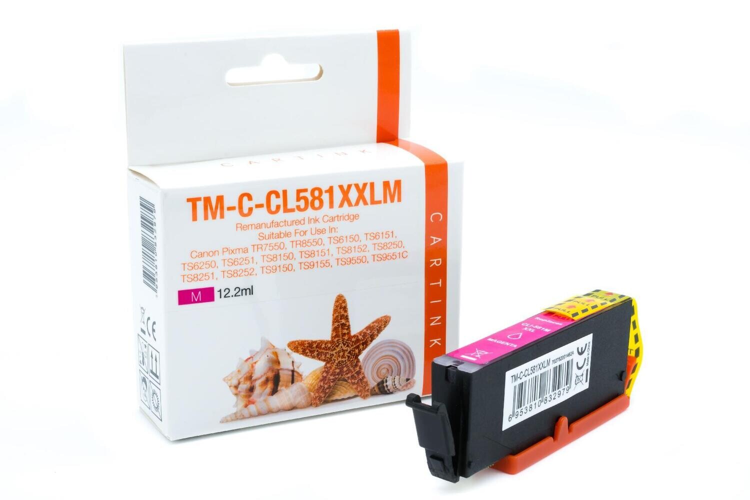 Alternative Druckerpatrone passend zu Canon CLI-581XXLM Magenta