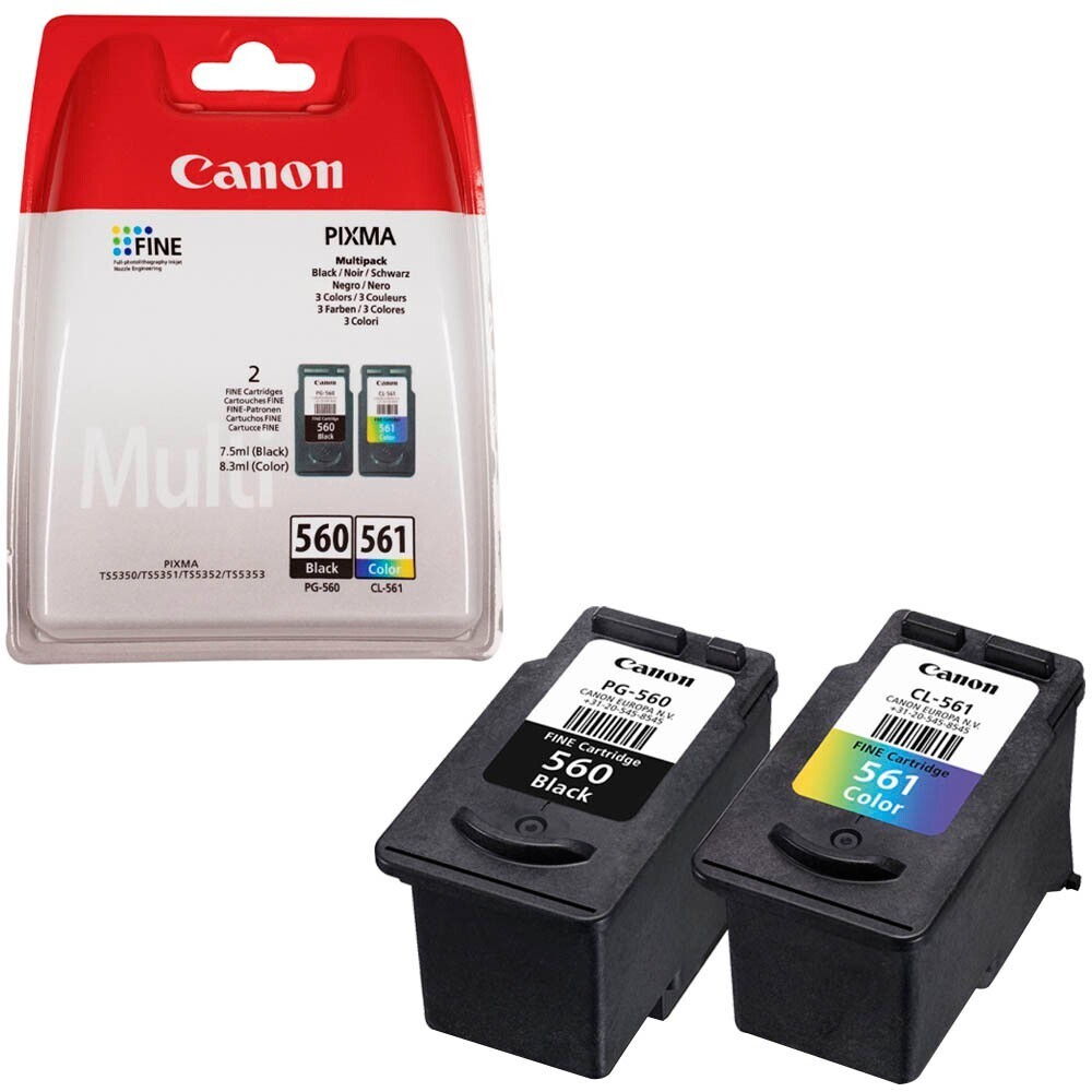 Original Canon Multipack CL-561, PG-560  Druckerpatronen