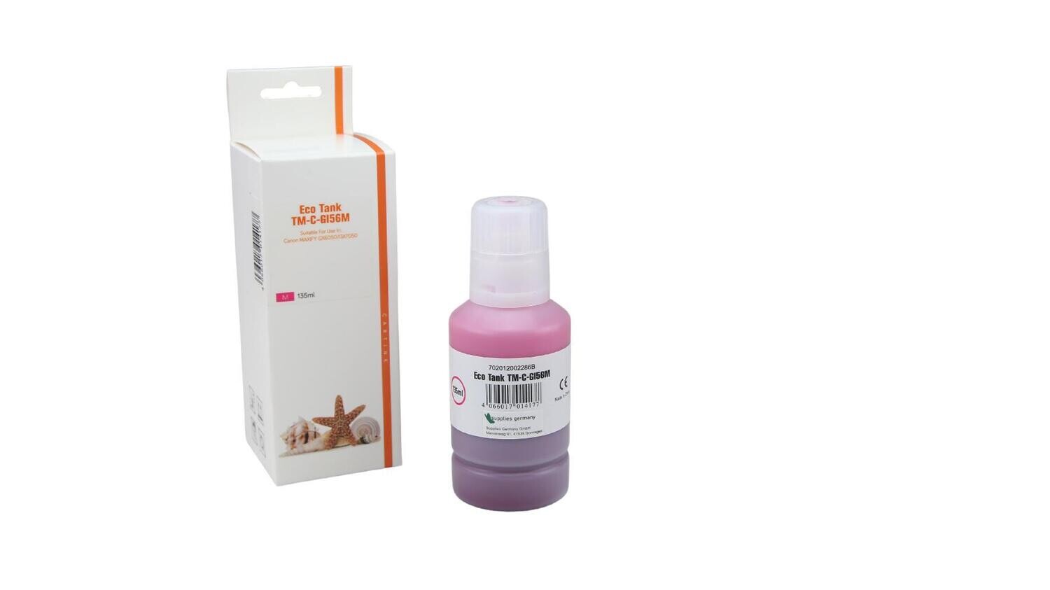 Alternative Tintenflasche passend zu Canon GI-56M Magenta