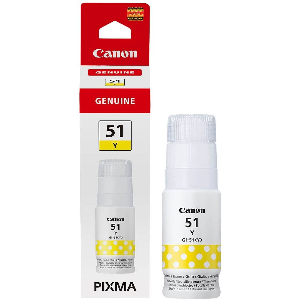 Original Canon GI-51Y Yellow Tintenflasche