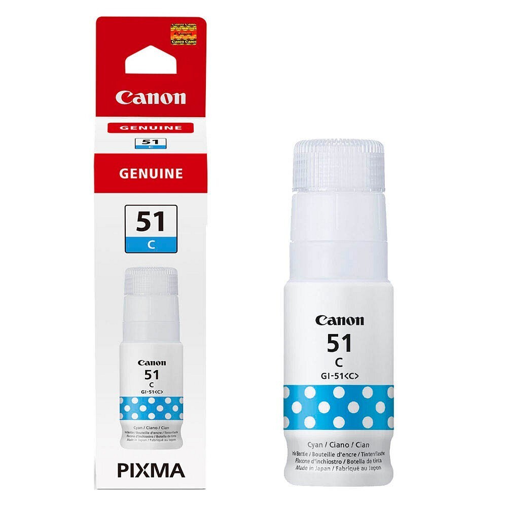 Original Canon GI-51C Cyan Tintenflasche