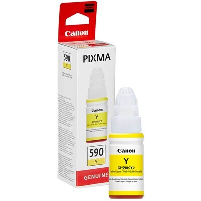 Original Canon GI-590Y Yellow Tintenflasche Original Canon GI-590Y Yellow Tintenflasche